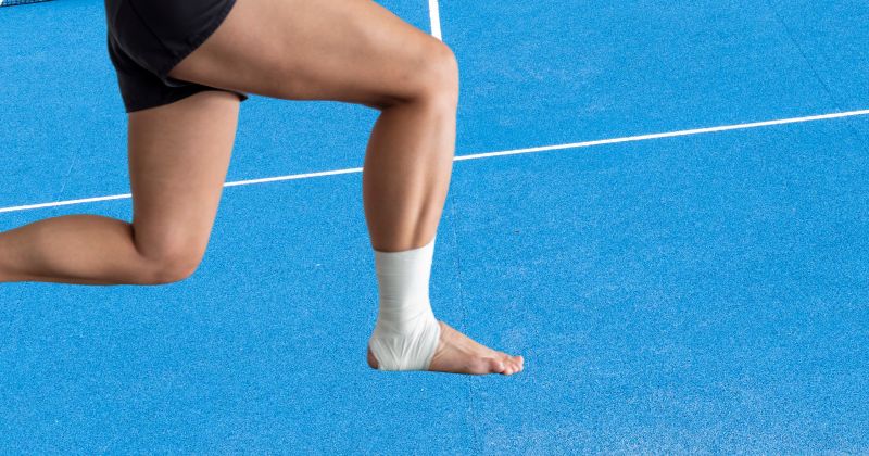 Taping Ankles for Tennis Players